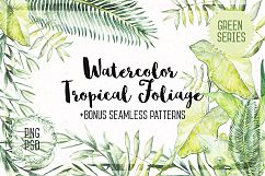 Watercolor Tropical Foliage Product Image 1