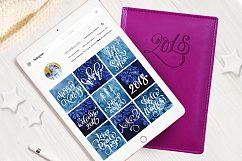 Hand Drawing Christmas Lettering and Doodle Elements Product Image 11