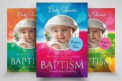 Baby Baptism Flyer Product Image 1