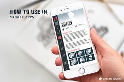 Jumbo Flat-Glyph Icons Pack Product Image 10