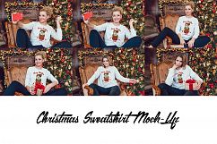 Christmas Sweatshirt Mock-Up Product Image 3