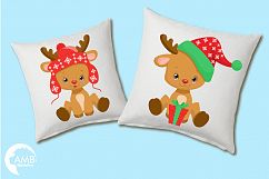 Santa&#039;s Baby Reindeer clipart, graphics, illustrations AMB-2288 Product Image 3