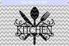 Kitchen SVG Cut File, kitchen sayings Sign, DXF EPS PNG Product Image 4