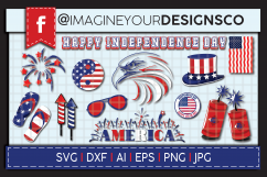 4th of July Digital SVG Digital Cut File Bundle Product Image 1