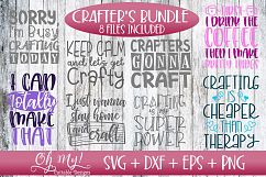 OH MY! CRAFTERS BUNDLE - 8 DESIGNS - SVG DXF EPS PNG Product Image 1