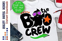 The boo crew svg files Halloween decor Ghost clip art Boy Product Image 1