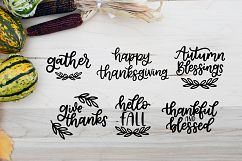 Fall and Thanksgiving SVG Cut Files Product Image 4