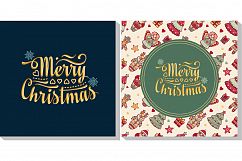 Christmas template. Big bundle. 30 greeting card. Christmas invitation. Xmas flyer Product Image 15