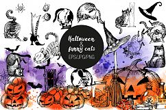 Hallowenn and funny cats Product Image 1