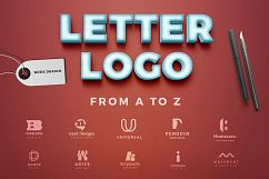 Letter logos template from a to z Product Image 1