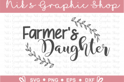 Farm Svgs, Farmers Svgs, Farmers Daughter Svg, Farm sweet  Product Image 6
