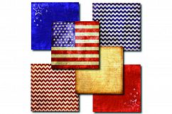 Stars and Stripes Digital Paper - 12 Designs Product Image 3