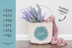 Wreath Bundle - SVG DXF PNG EPS JPG PDF Cutting File Product Image 5