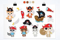 Pirate animals graphics and illustrations Product Image 2