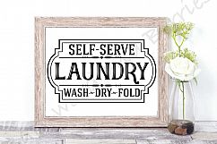 Self-Serve Laundry SVG Product Image 1
