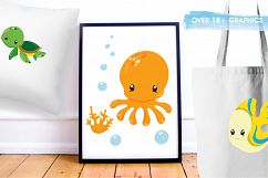 Ocean Fun  graphics and illustrations Product Image 5
