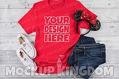 Unisex Crew Neck Shirt Mockup, Bella Canvas Mockup Product Image 1