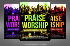 Praise And Worship Flyer Product Image 1