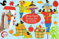 Autumn Scarecrow clipart, graphics and illustration AMB-147 Product Image 1