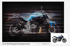 Sci-Fi And Hologram Photoshop Action Product Image 8