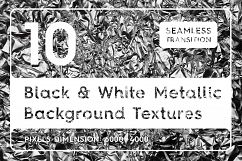 Black &amp; White Metallic Textures Product Image 1
