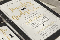 Sweet Polka Dots Wedding Invitation Suite Product Image 6