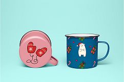 Christmas bears and patterns Product Image 10