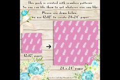 100 Seamless White Feather Digital Papers 12 x 12 inch Product Image 3