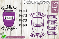 Teaching is my Jam SVG Product Image 1
