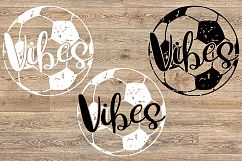 Soccer Ball Vibes svg grunge Football 1004s Product Image 2
