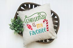 Christmas is my Favorite SVG - Christmas SVG Cut File - DXF Product Image 6