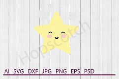 Star SVG, DXF File, Cuttable File Product Image 1