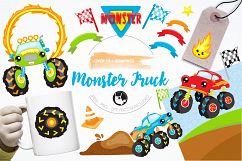 Monster truck graphics and illustrations Product Image 1