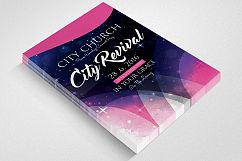 City Revival Church Flyer Template Product Image 2