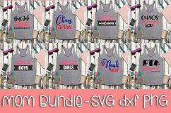 Mom Shirt Bundle V.1 - 8 Designs SVG DXF PNG Product Image 1