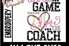 Like The Game Love The Coach- Football Embroidery Product Image 2