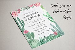 Watercolor Cactus and Succulents Collection Product Image 8