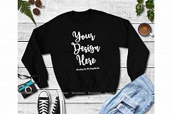 Winter Fall Christmas Sweatshirt Mockup Bundle 5 Colors Set Product Image 2