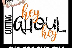 Hey Ghoul Hey- Halloween SVG Cutting File Product Image 2