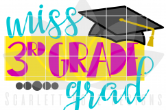 Miss 3rd Grade Grad SVG Product Image 2