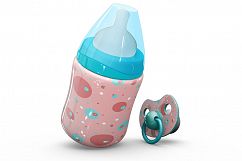 Baby Bottle and Pacifier Vol.2 Mockup Product Image 10