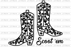Boots SVG Cutting File Product Image 4