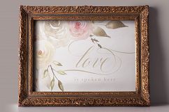 Rose Gold Romance Watercolor Flowers Product Image 13