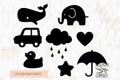 Baby shower bundle in SVG, DXF,PNG, EPS formats Product Image 1