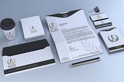 Gold And White Corporate Identity Product Image 4