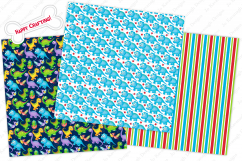 Dinosaur digital papers, Dinosaurs, Dinosaur patterns Product Image 5