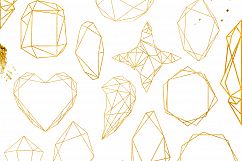 Burgundy &amp; Gold Watercolor Graphic Set Product Image 4