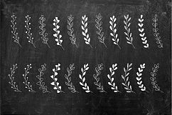 Chalkboard Floral Design Kit, AI PNG Product Image 4