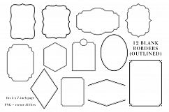 Floral Borders Watercolor Set Product Image 7