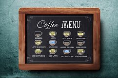 Coffee menu. Product Image 1